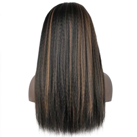 Synthetic Headband Wig Wave Headband Wig for Black Women Synthetic 24inch Natura - Picture 4 of 5